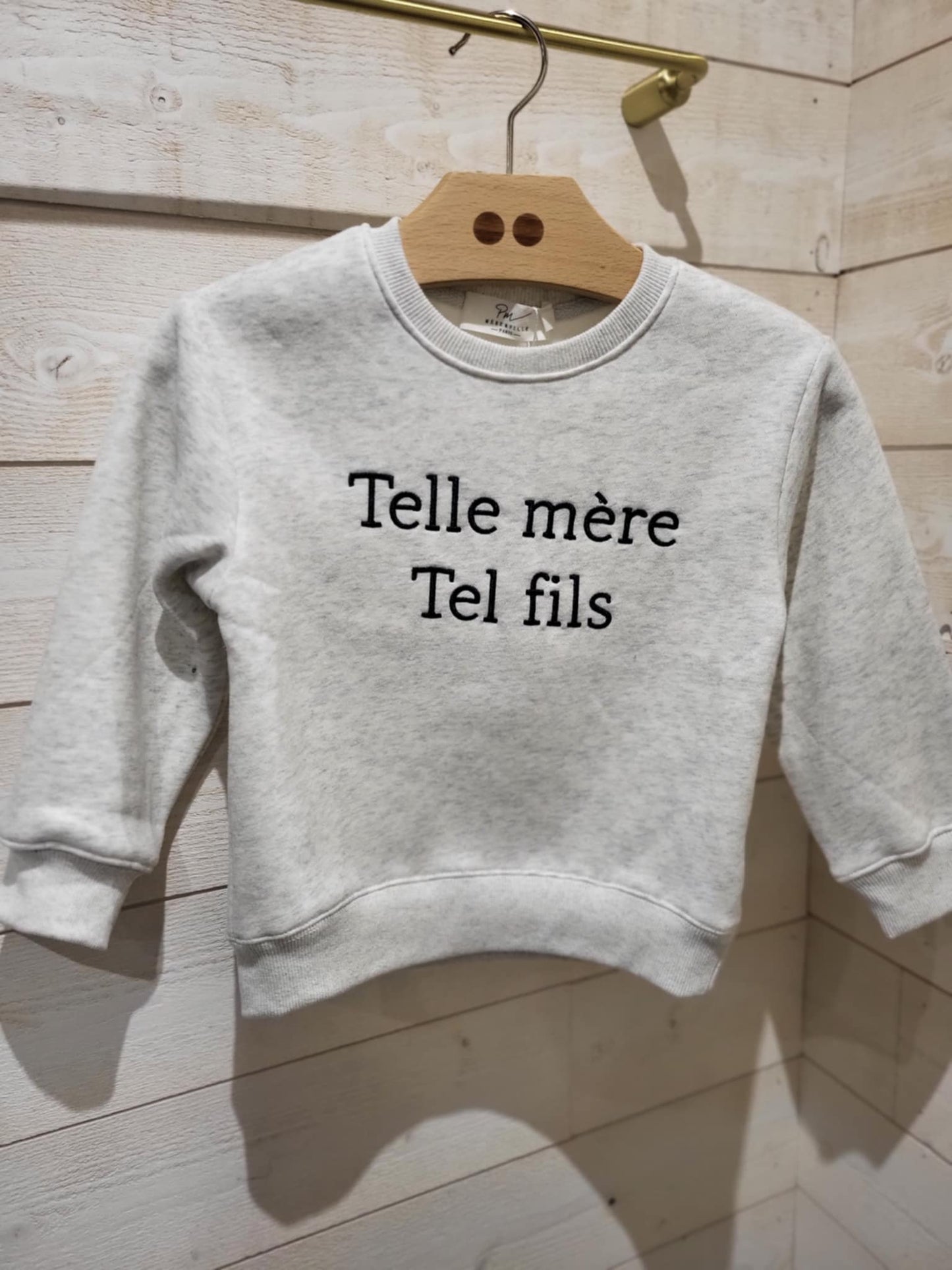 Sweat enfant garcon "telle mère telle fils"