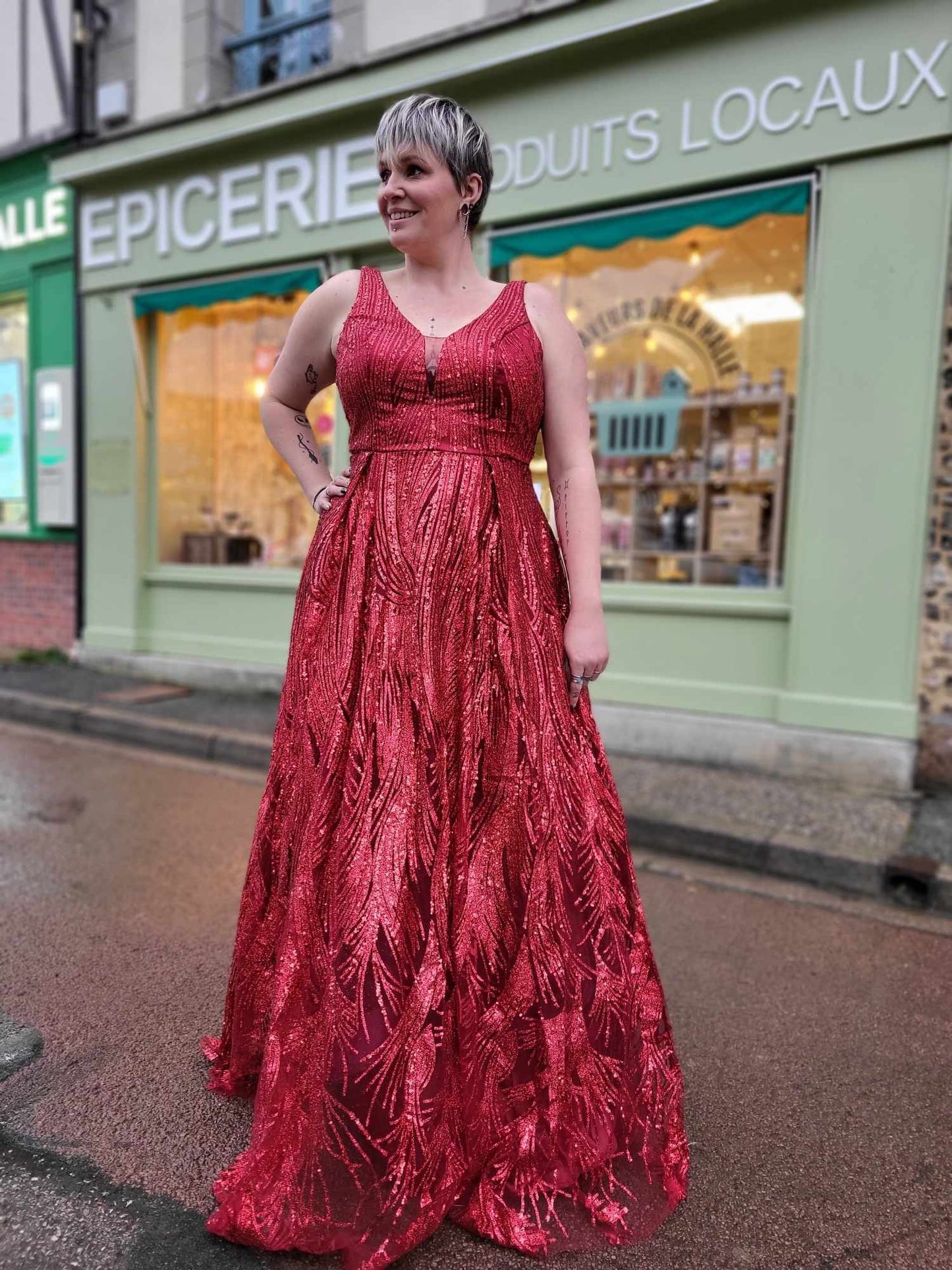 Robe rouge