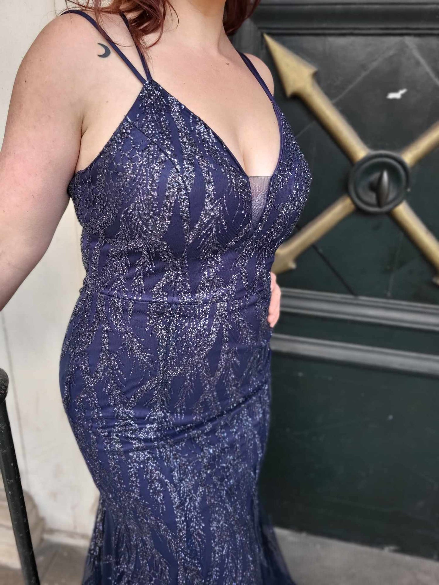 Robe sirène marine