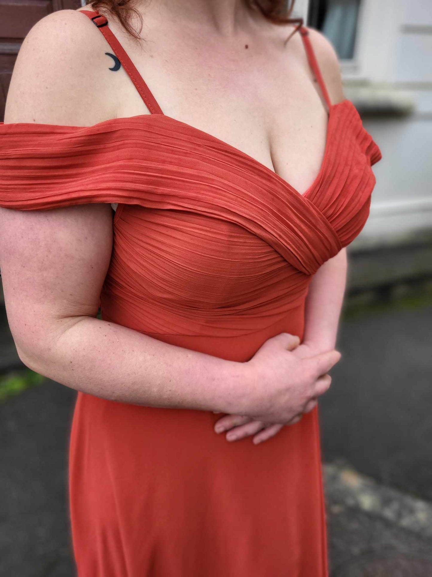 Robe terracotta