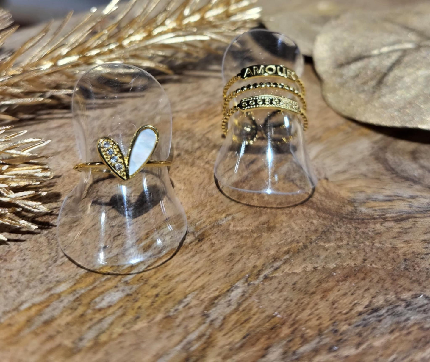 Bague dorée