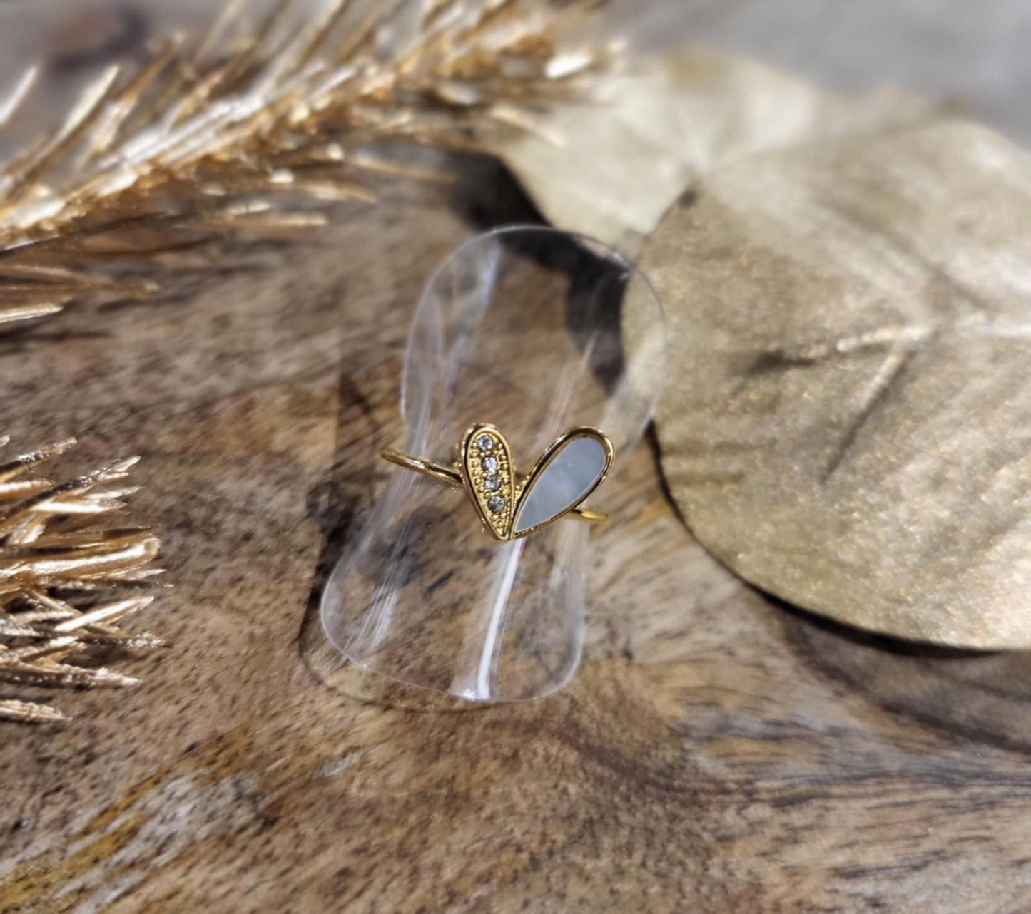 Bague dorée