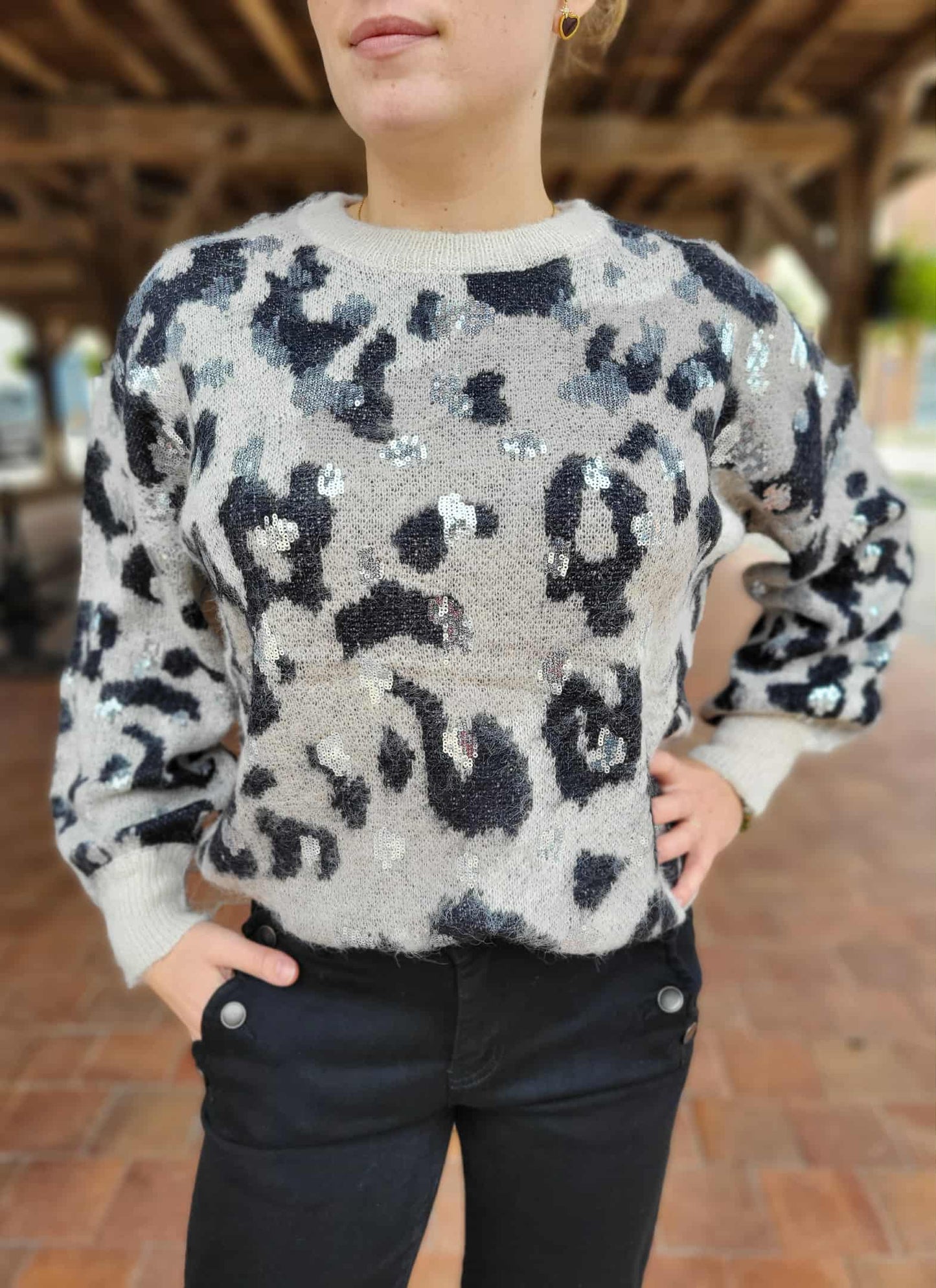 Pull motif Léopard