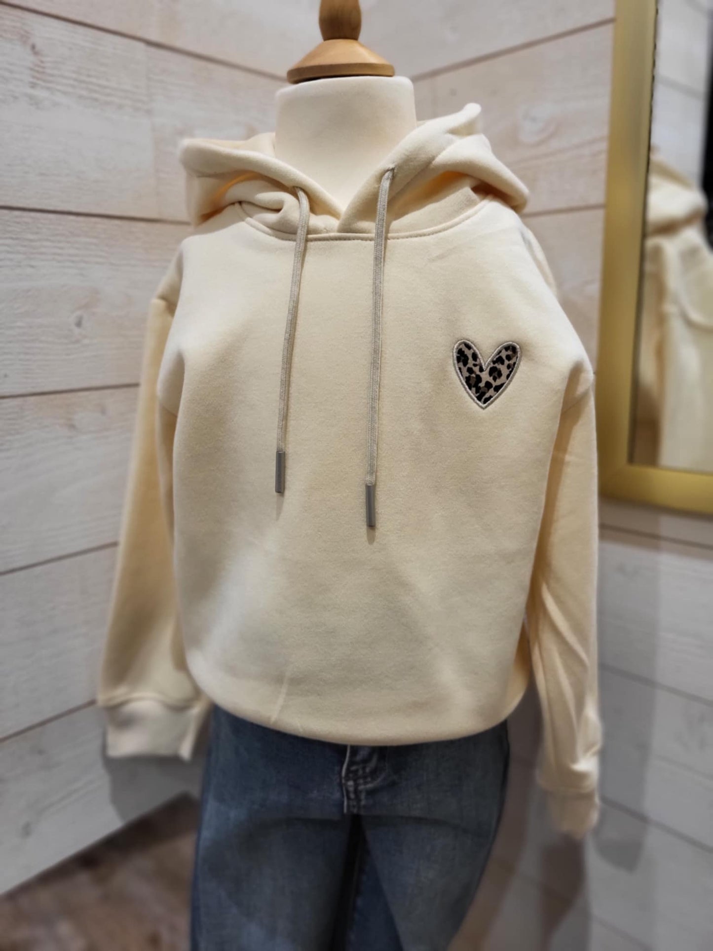 Sweat coeur fille