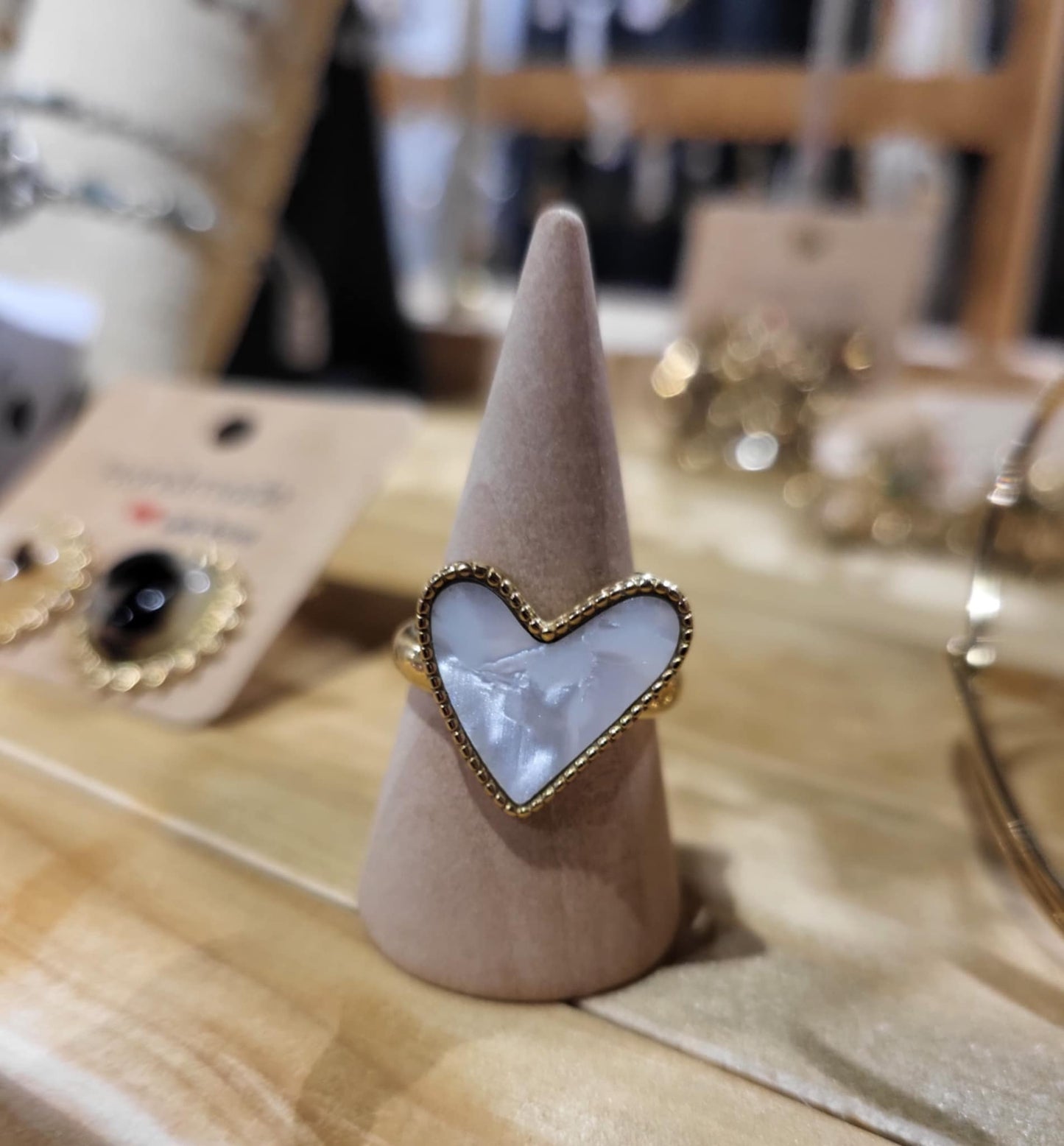 Bague coeur