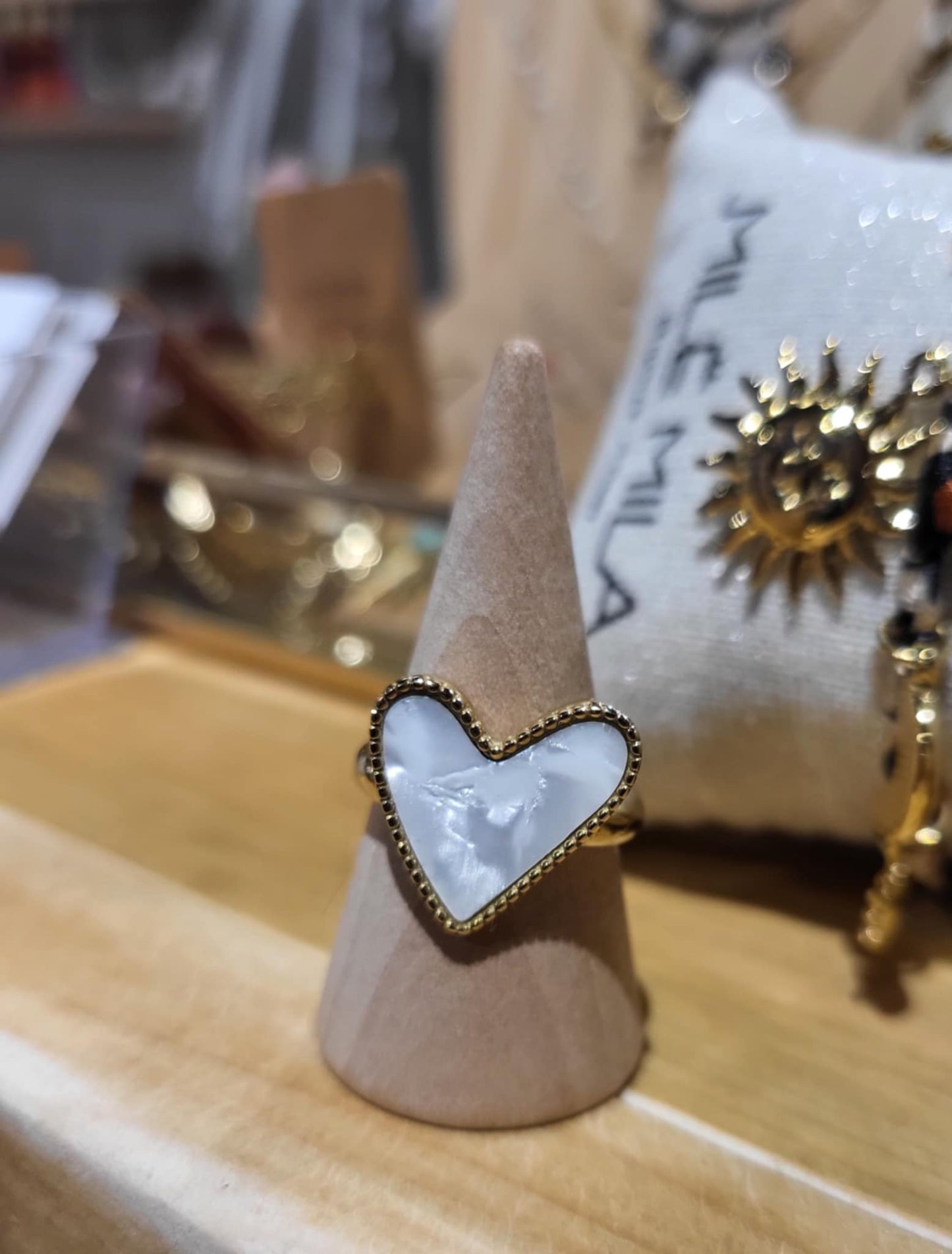 Bague coeur