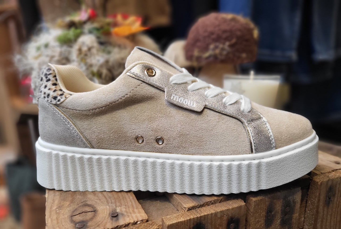 Baskets beige