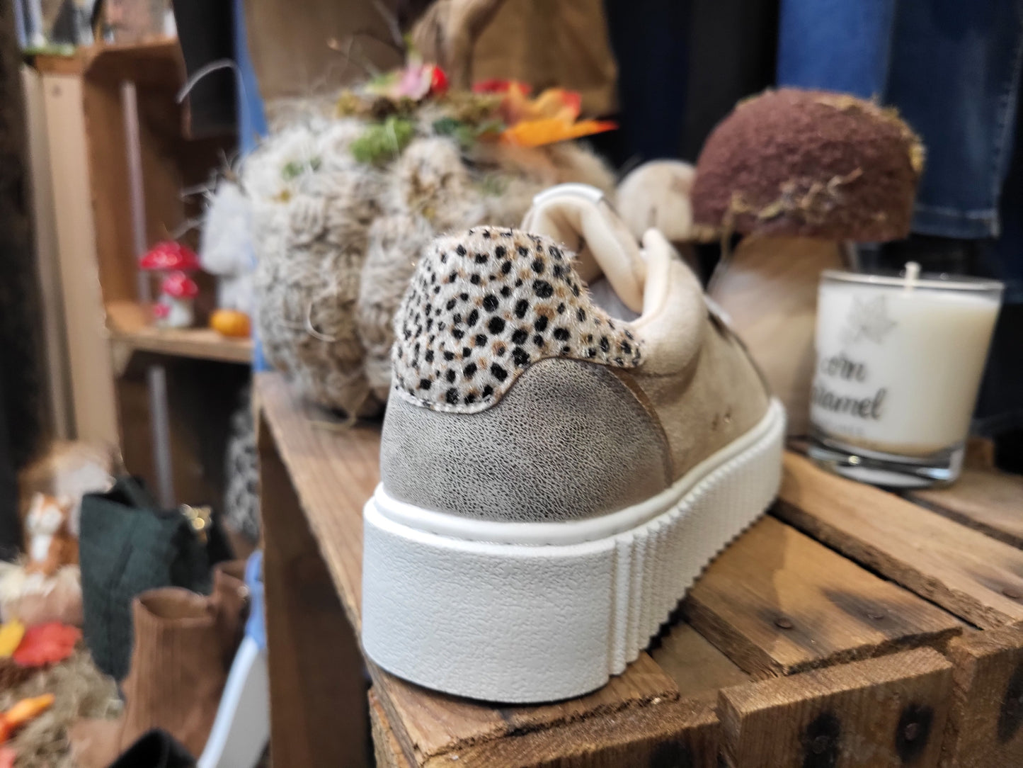 Baskets beige