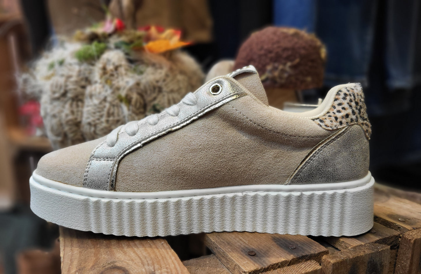 Baskets beige