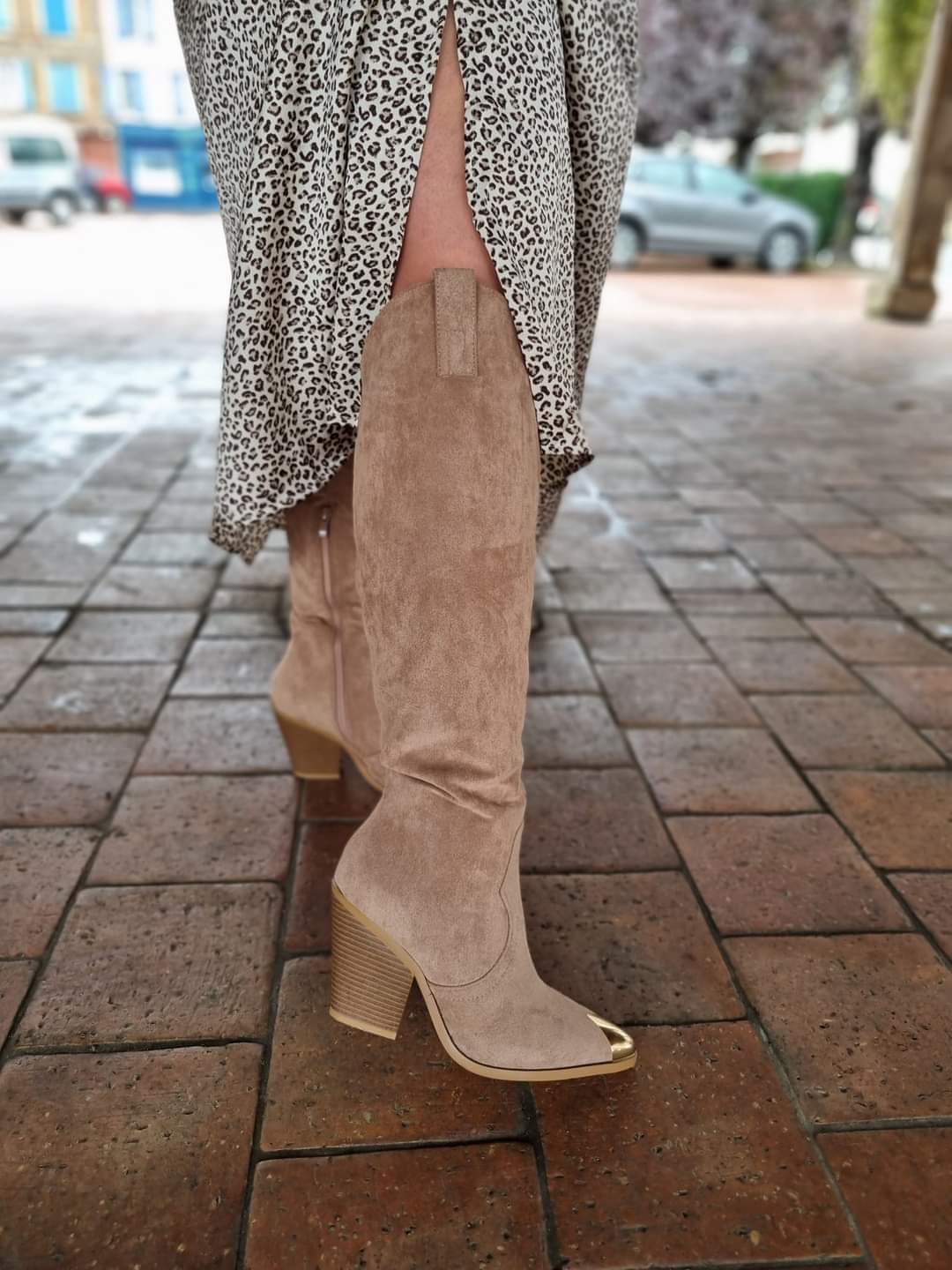 Bottes beige