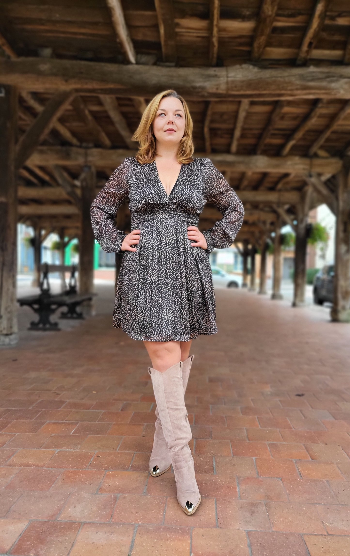Bottes beige
