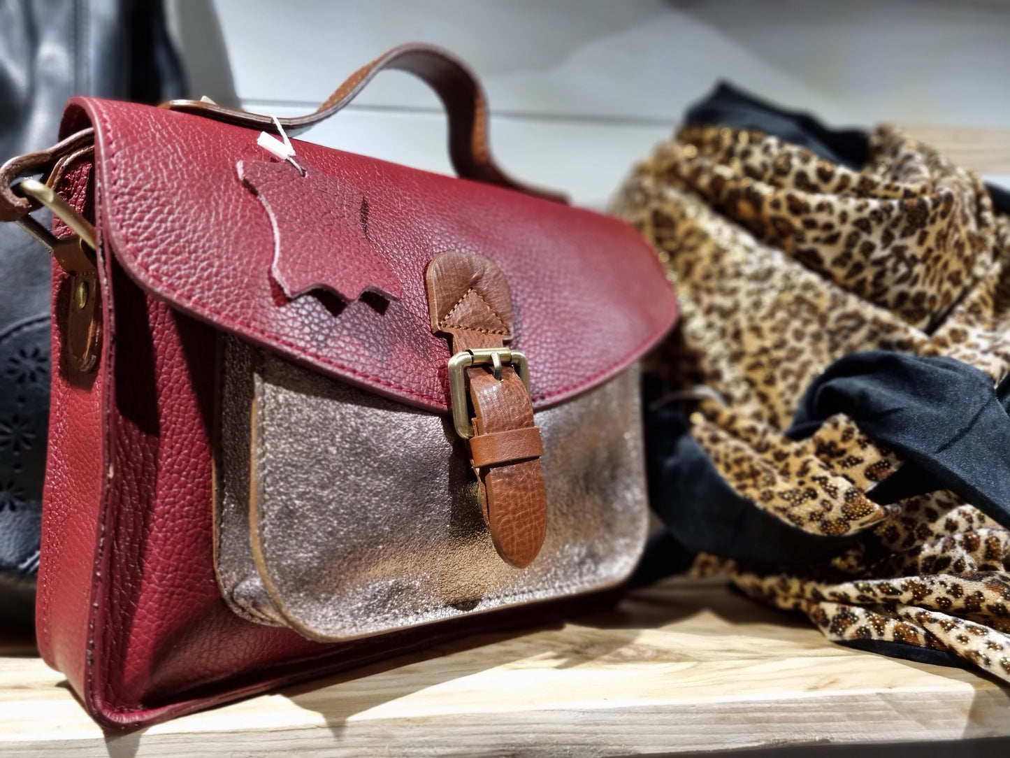 Sac cartable cuir