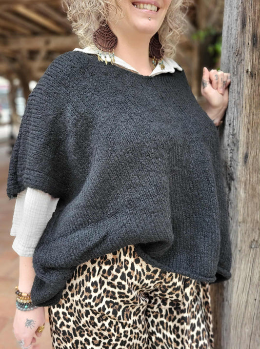 Pull Oversize Noir