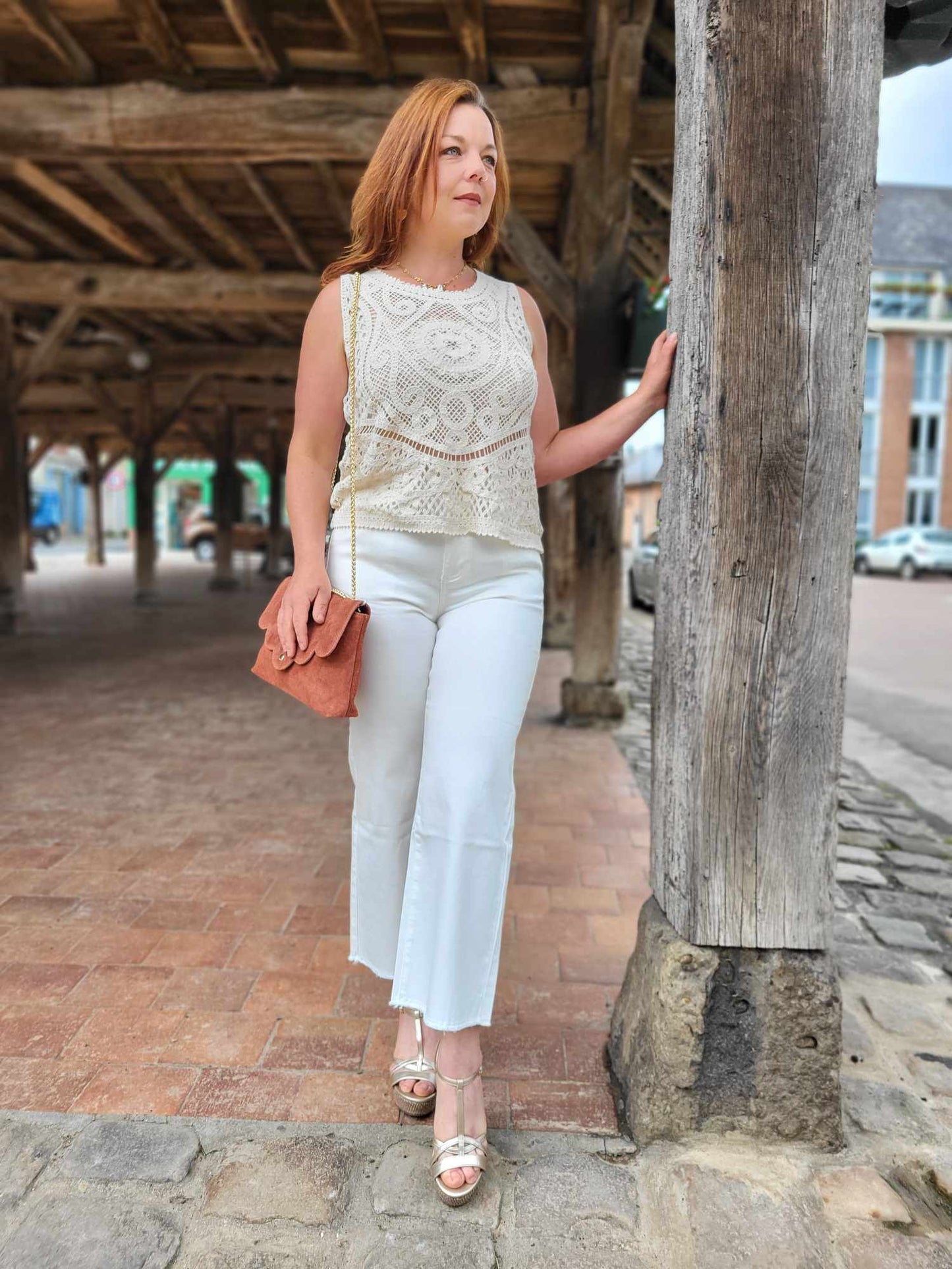 Sac croute de cuir