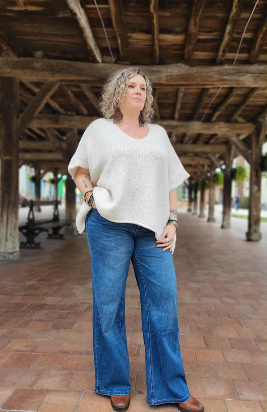 Pull Oversize Beige