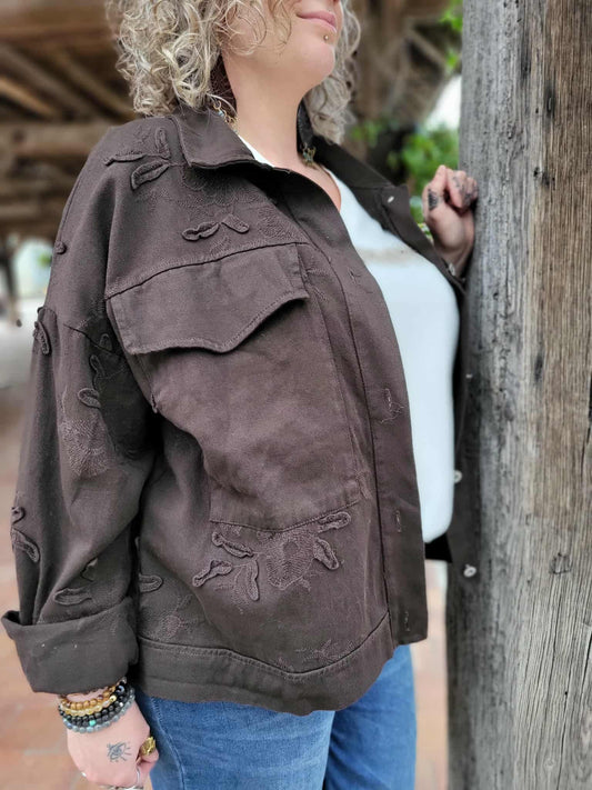 Veste chocolat
