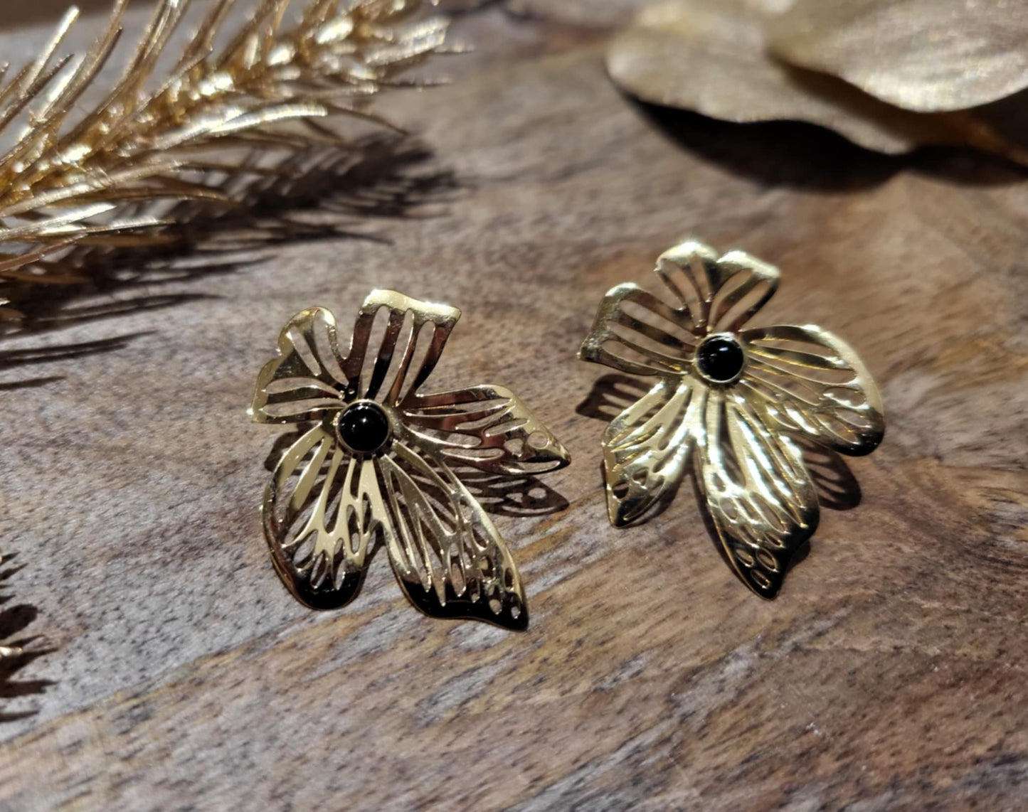 Boucles d'oreilles fleurs