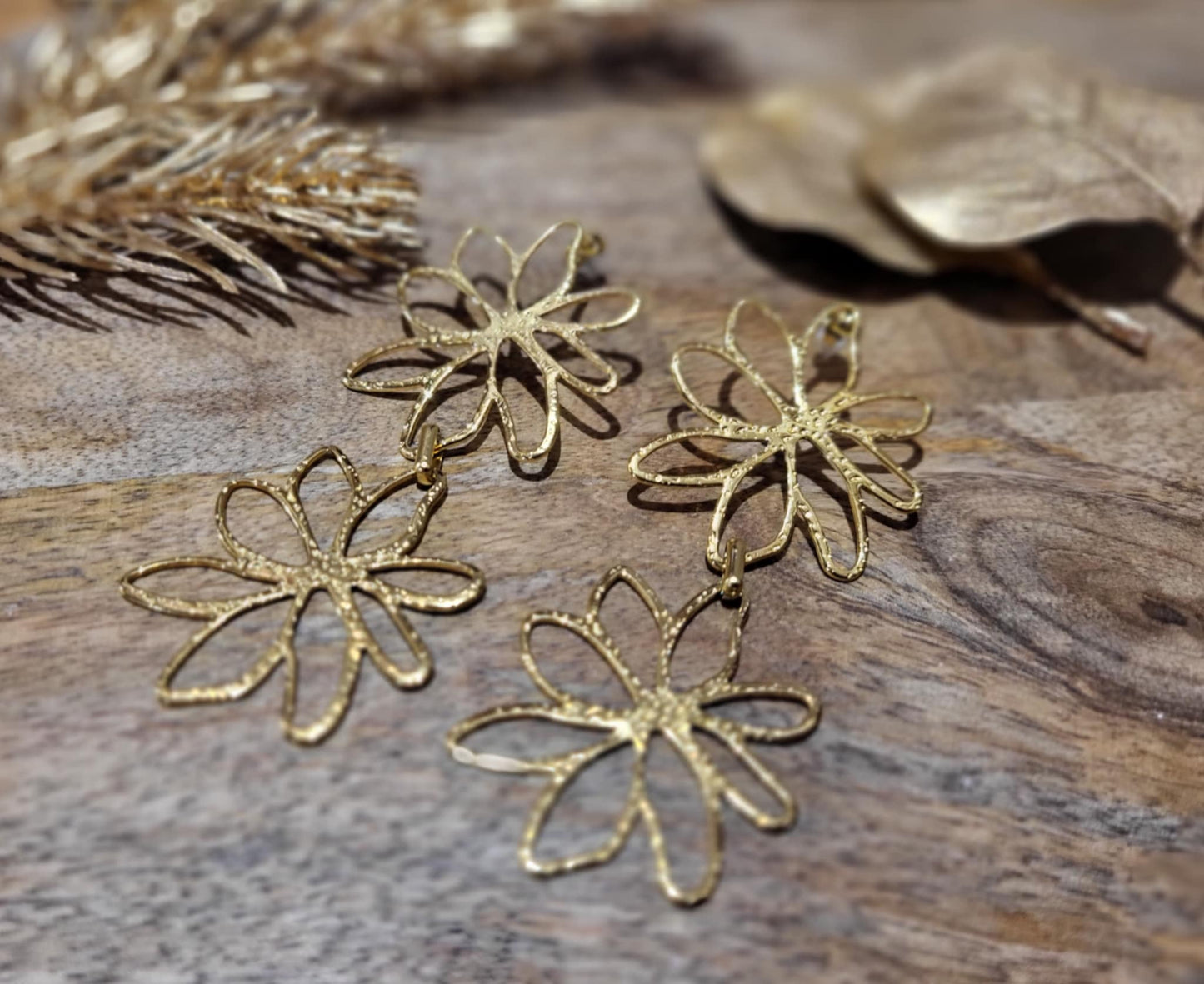 Boucles d'oreilles fleurs