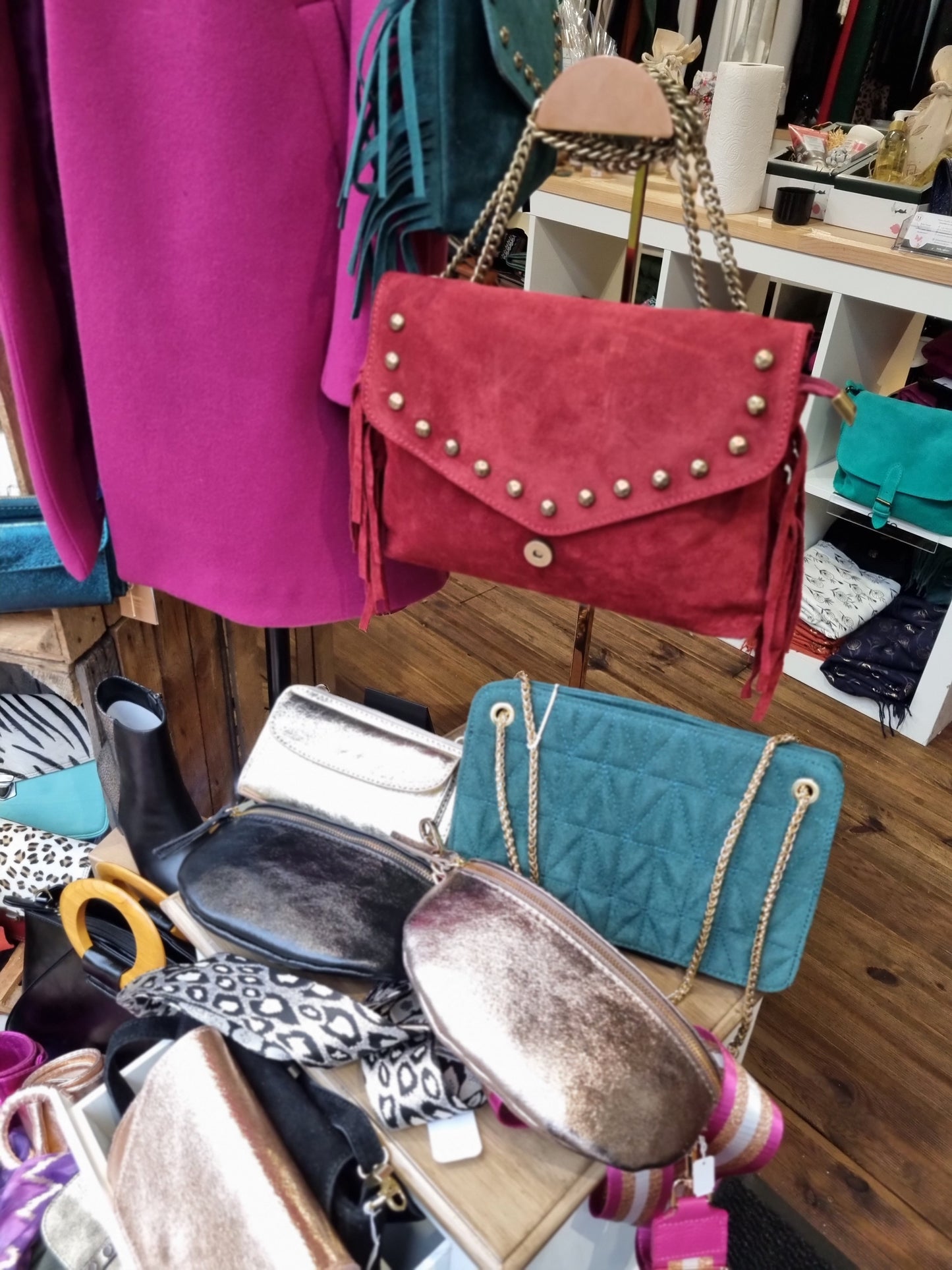 Sac Vert en cuir